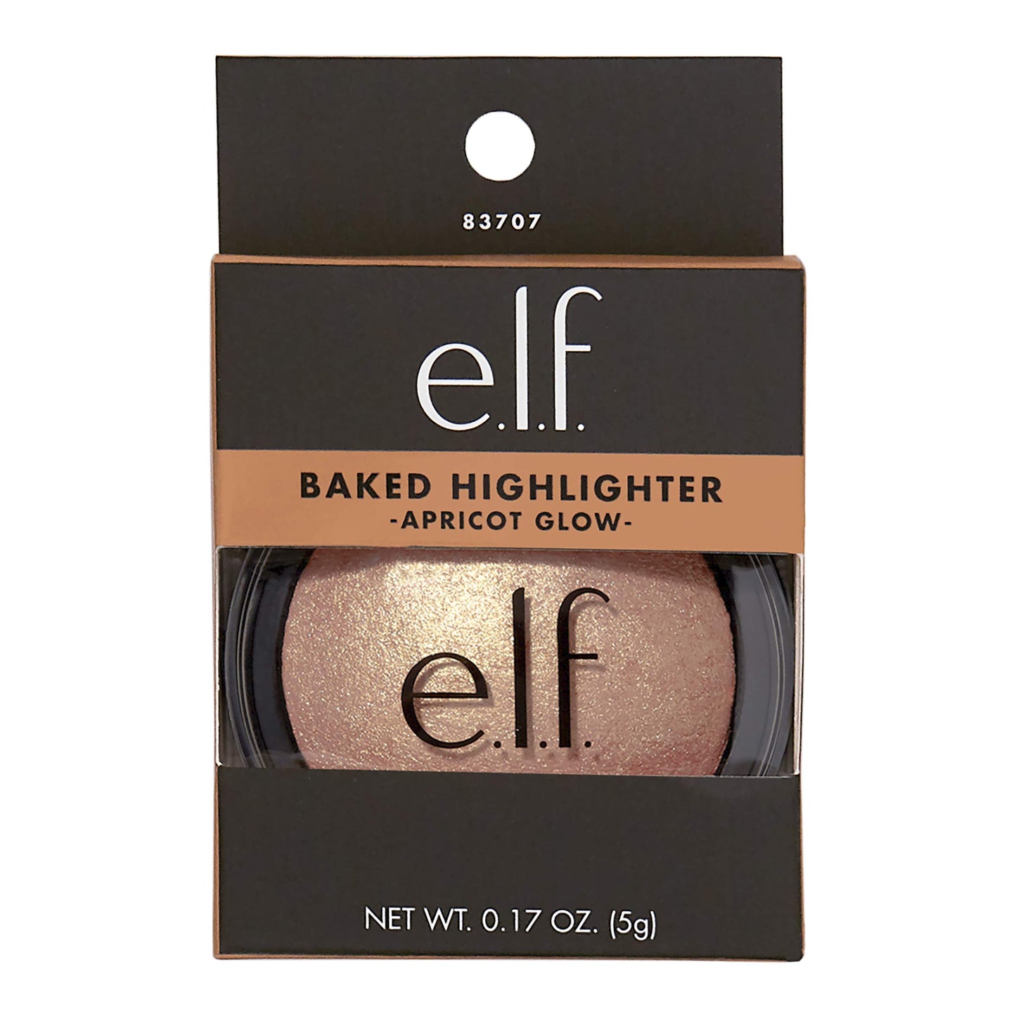 Elf Cosmetics Baked Highlighter 83707 Apricot Glow, 1.1 Ounce