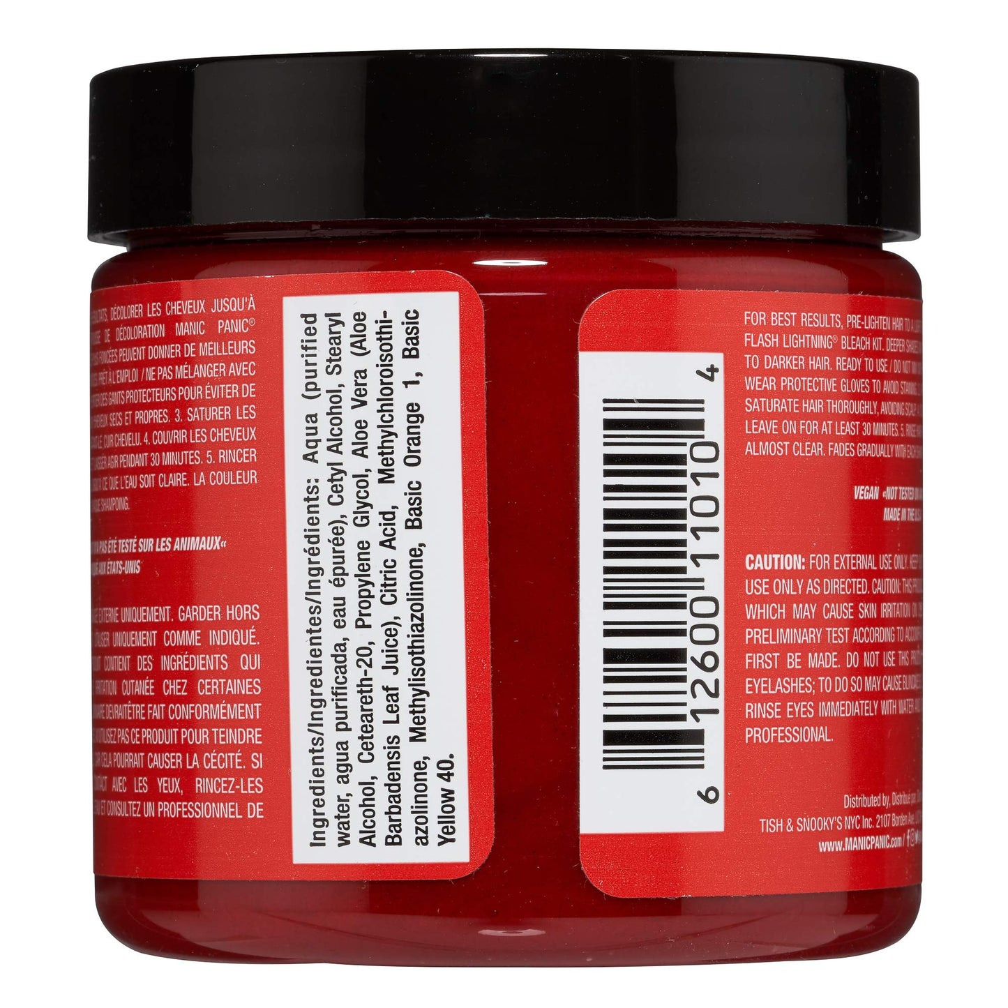 MANIC PANIC Classic Wildfire Semi Permanent Hair Color - Hot Reddish Orange Hair Dye for Women & Men That Lasts 4-6 Weeks - Vegan, Ammonia