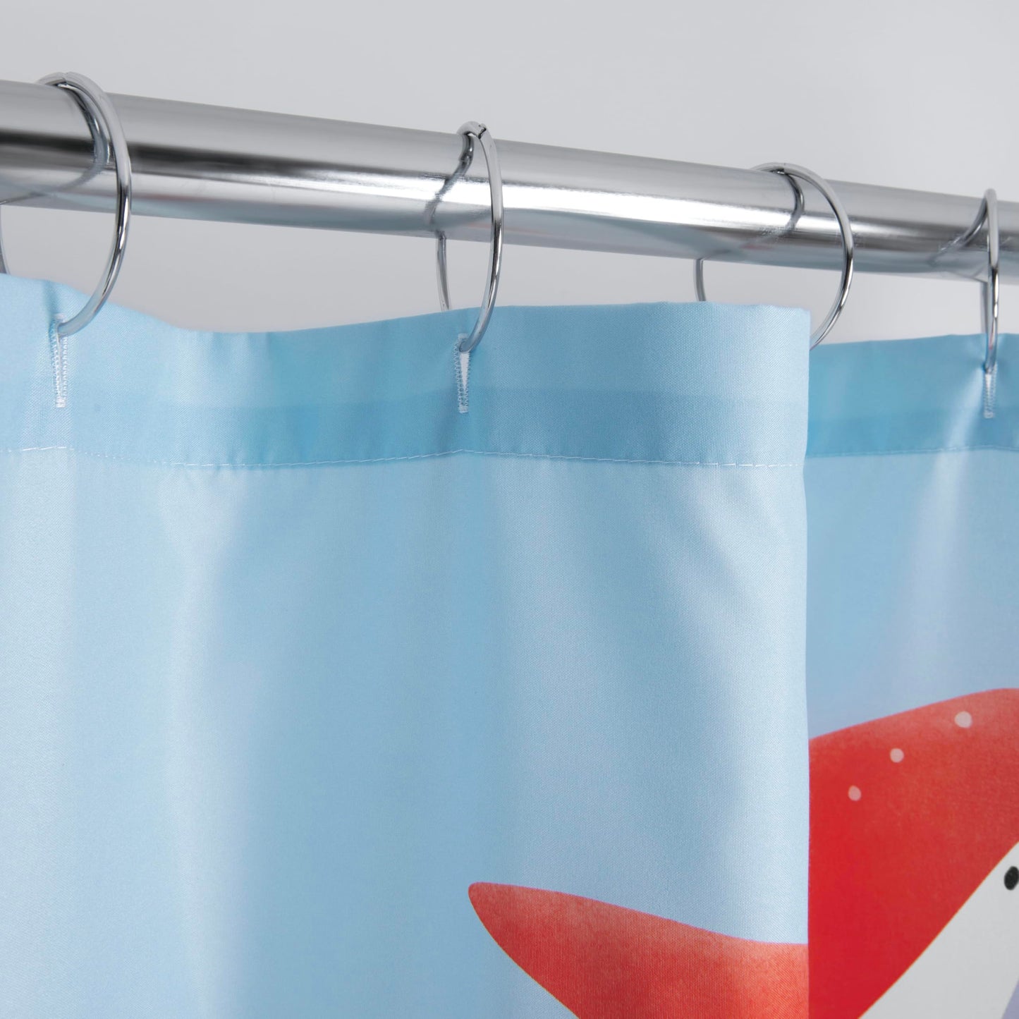 Allure Home Creation Colorful Sharks Shower Curtain 70"x72"