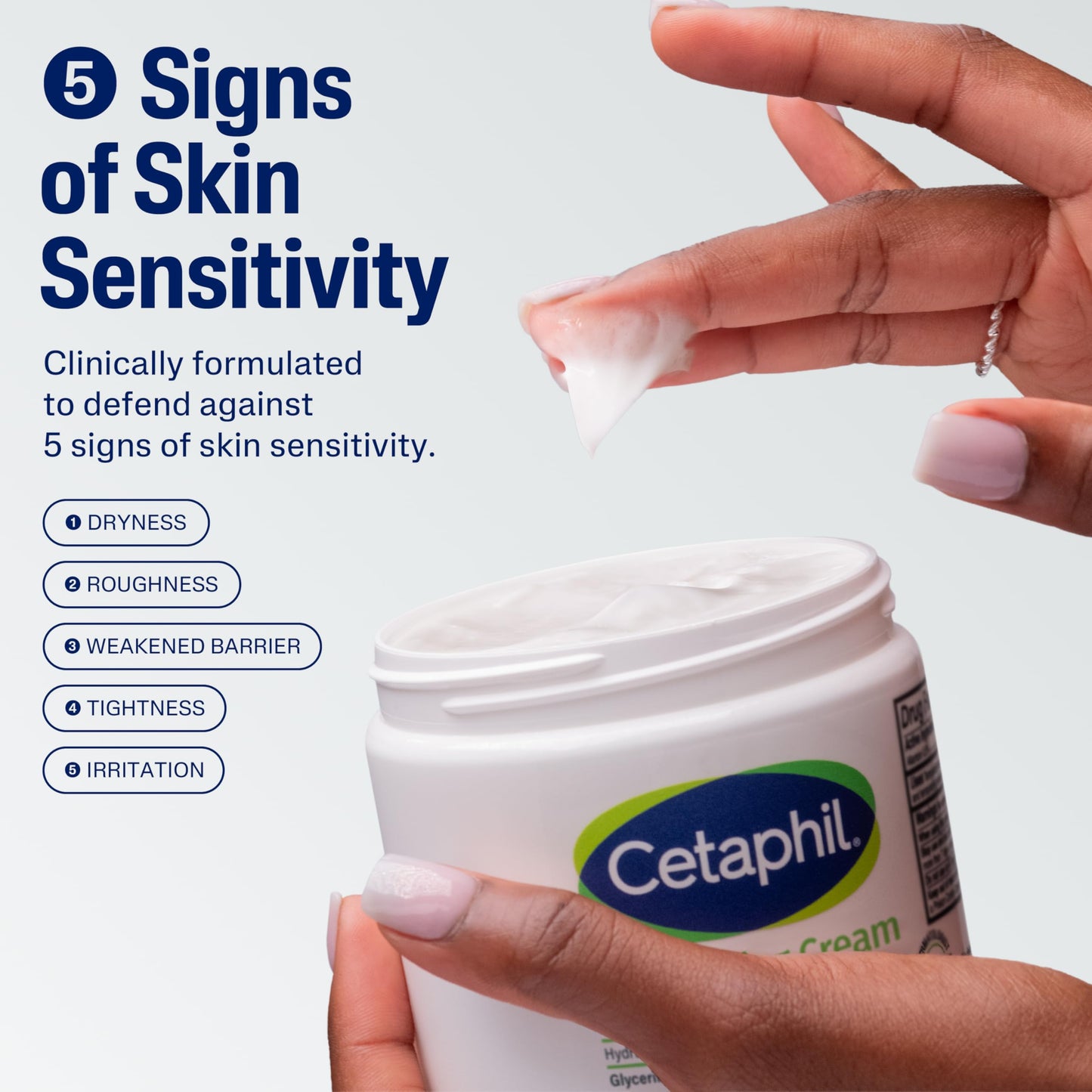 Cetaphil Face & Body Moisturizer, Hydrating Moisturizing Cream for Dry to Very Dry, Sensitive Skin, NEW 3 oz Pack of 3, Fragrance Free