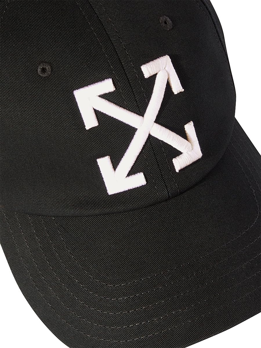 Off-White, Drill Bookish Baseball Cap, Black White