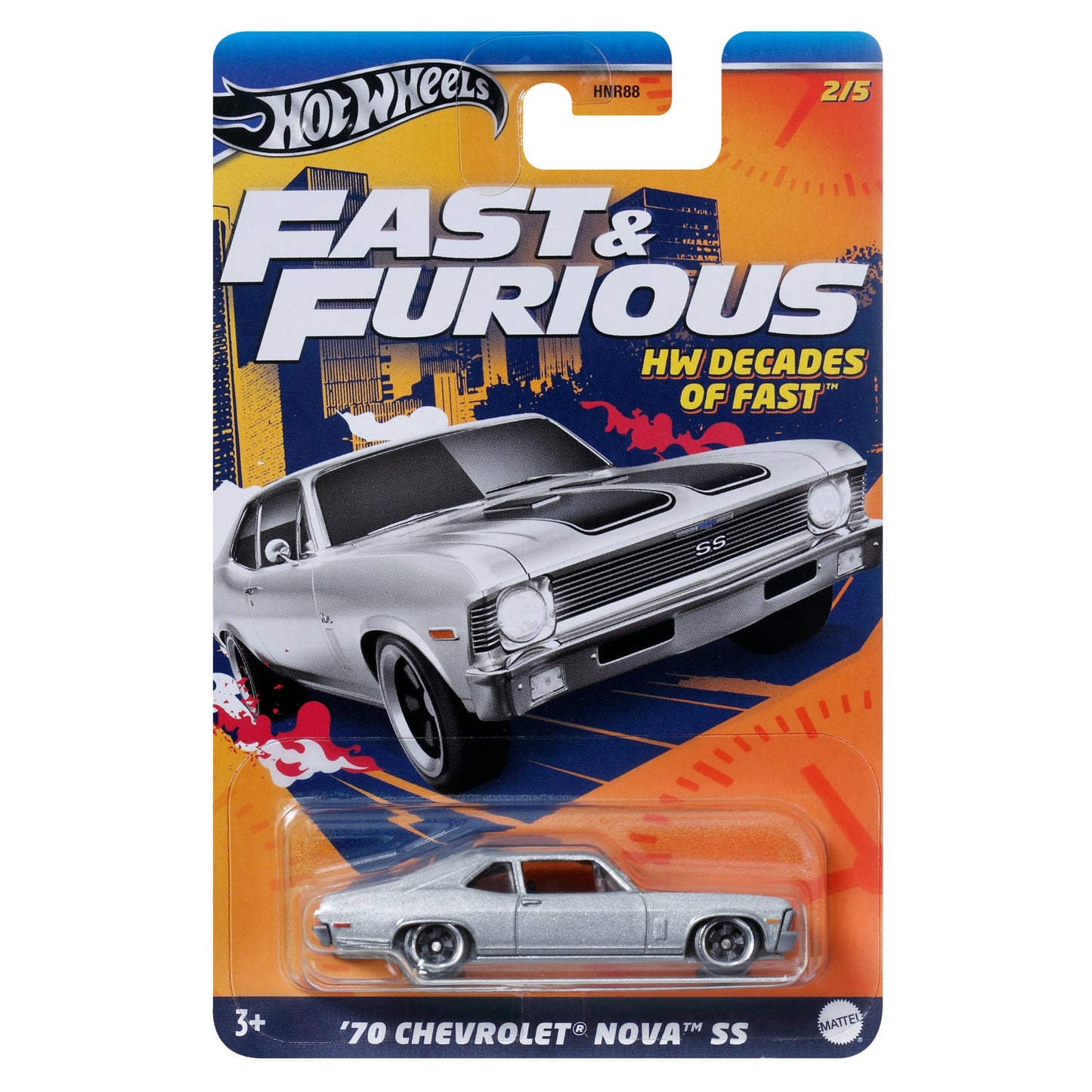 Hot Wheels Collector Vehicle Collection 70 Chevrolet Nova SS