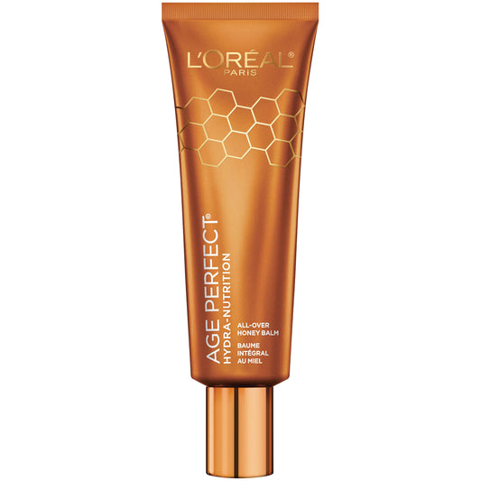 L'Oreal Paris Skincare Age Perfect Hydra-Nutrition All-Over Balm with Manuka Honey Extract and Nurturing Oils, to Soothe and Rescue Dry Skin, Paraben