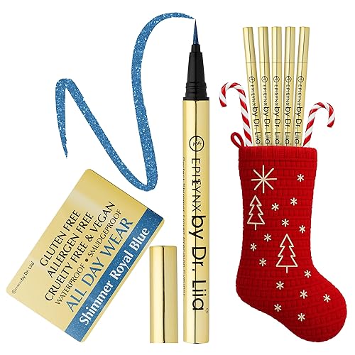 Liquid Eyeliner - Hypoallergenic Eyeliner with Fine Brush Tip, Long-Lasting Waterproof Eye Liner - Cruelty-Free, Vegan, Hypoallergenic, Gluten-Free