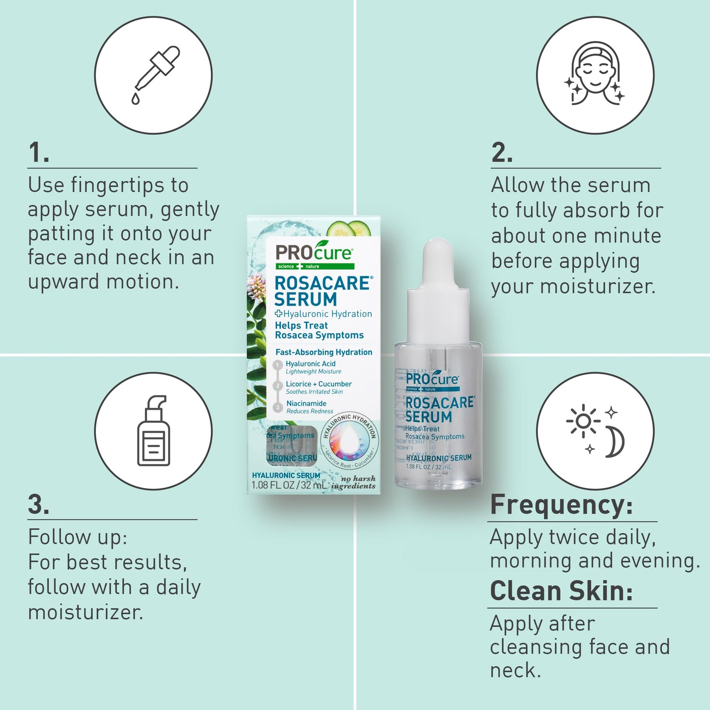 Procure Rosacare Serum 1.08 fl oz