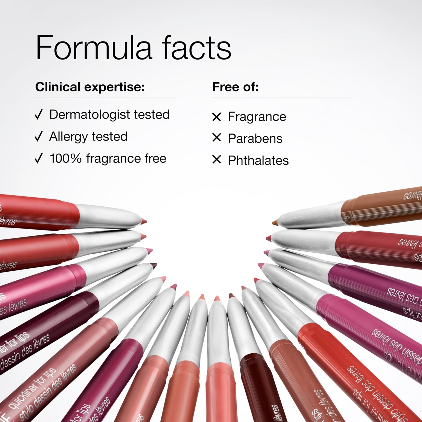 Clinique Long Lasting Quickliner Lip Liner | Non-Drying + No Sharpening, Pink Honey