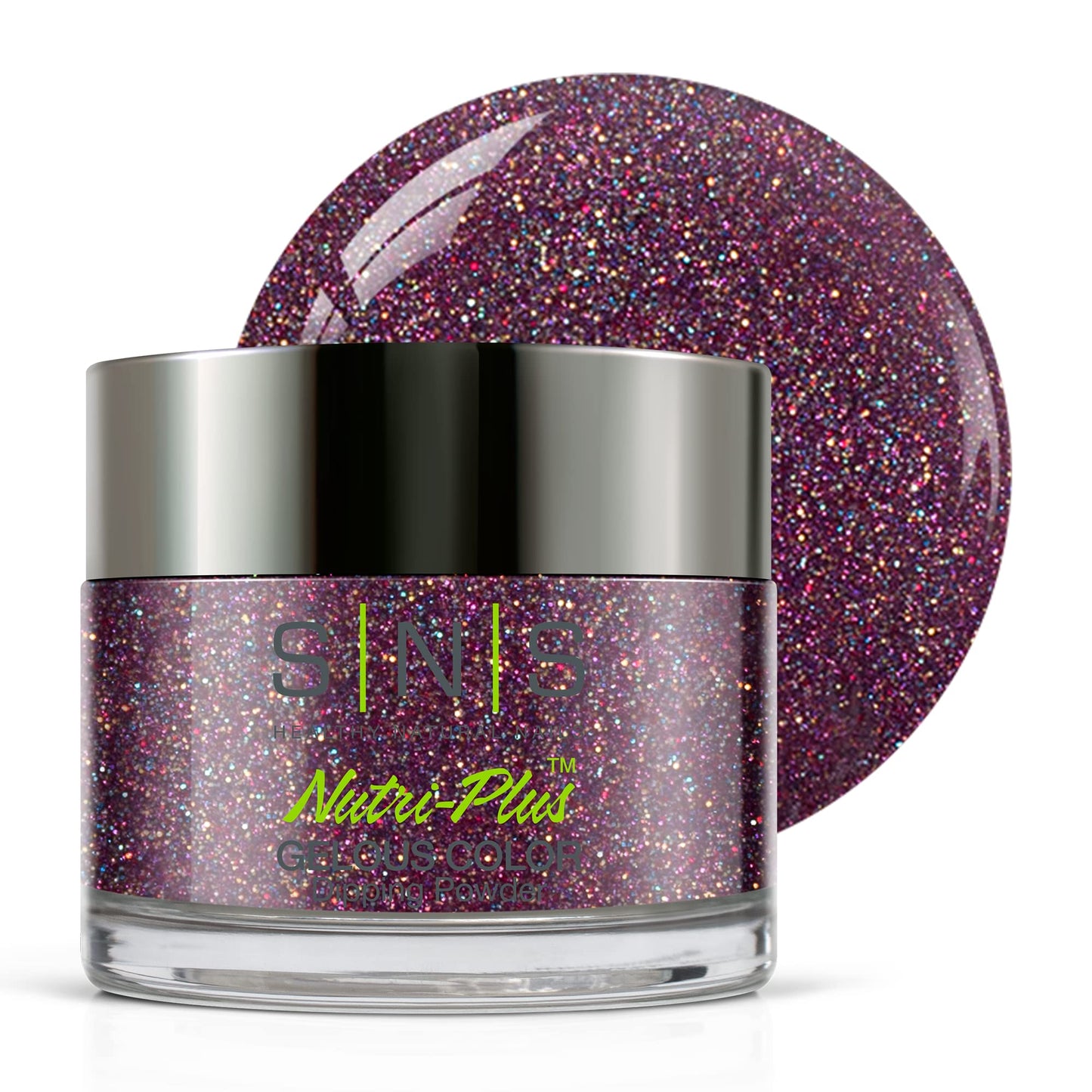 SNS Nail Dip Powder, Gelous Color Dipping Powder - Sugared Aubergine (Purple) - Long-Lasting Acrylic Nail Color & Polish Lasts 14 Days - Low-Odor & No Beauty & Personal Care SNS Healthy Natural Nails