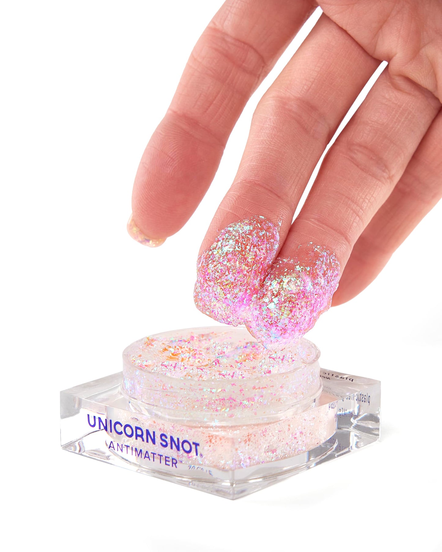 Unicorn Snot Antimatter Color-Shifting Glitter Paste - Plastic-Free Iridescent Body Glitter, Vegan & Cruelty-Free, Sweat-Proof Face & Body Paint, 0.5