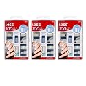 Kiss 100 Full Cover Nails Active Square (Pack of 3) Beauty & Personal Care KISS