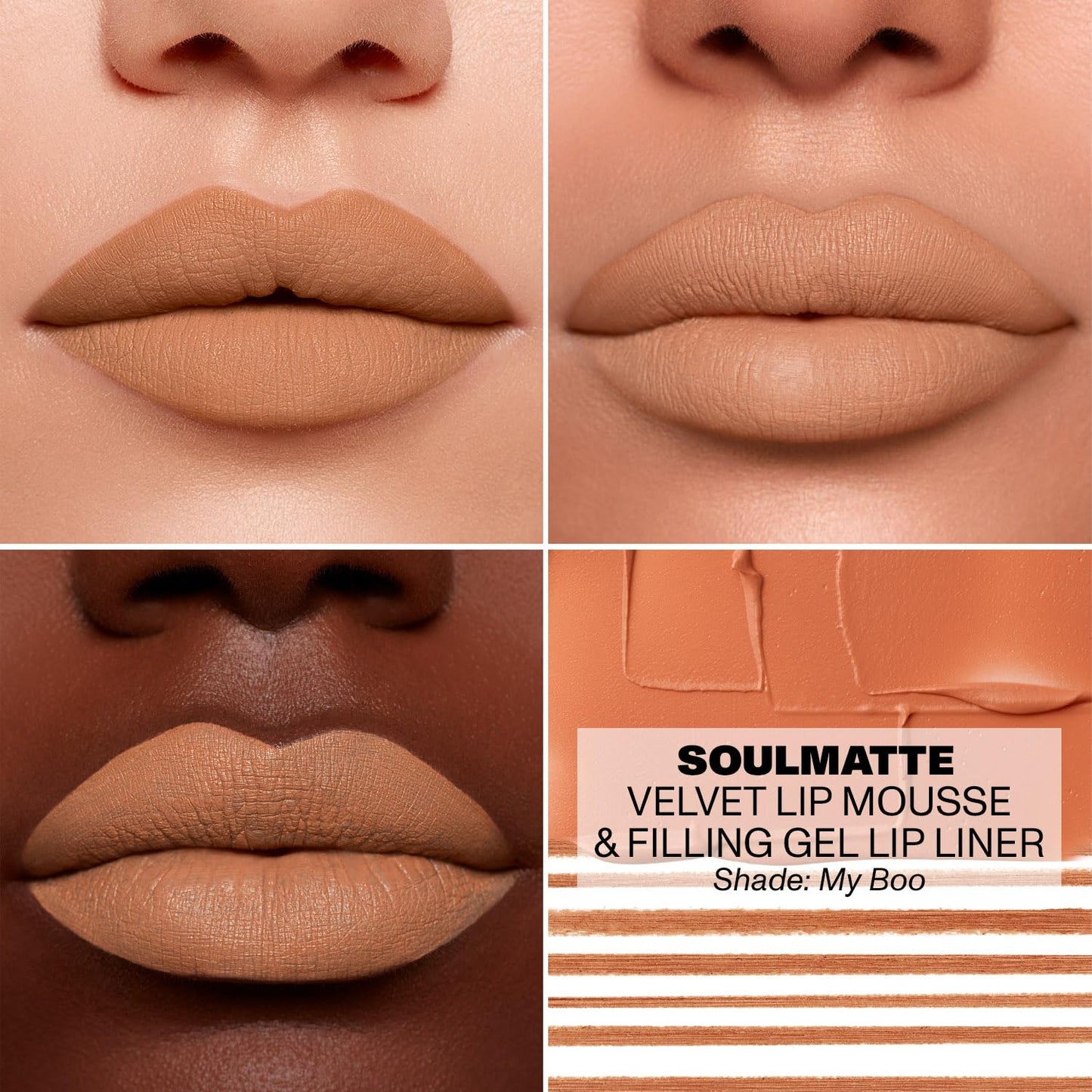 Morphe Soulmatte Velvet Lip Mousse - Air-Whipped Matte Lipstick for Women with Vitamin E to Hydrate, Soften & Smooth - Provides Long Lasting & Velvety