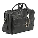 Claire Chase Executive Computer Briefcase, Black, One Size