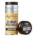 Red by Kiss Hair Wax Stick 24HR Max Hold Edge Fixer Edge Control Pomade Non-Sticky, Non-Oily Flake Free Hair Styling Wax 2.7 oz. (Natural Black)