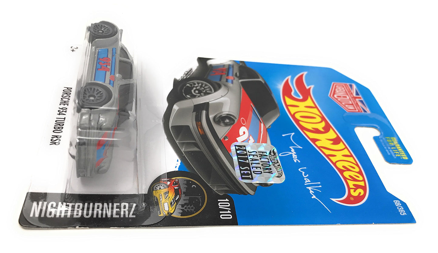 Hot Wheels 2017 Night Burnerz Magnus Walker Porsche 934 Turbo RSR 68/365, Silver