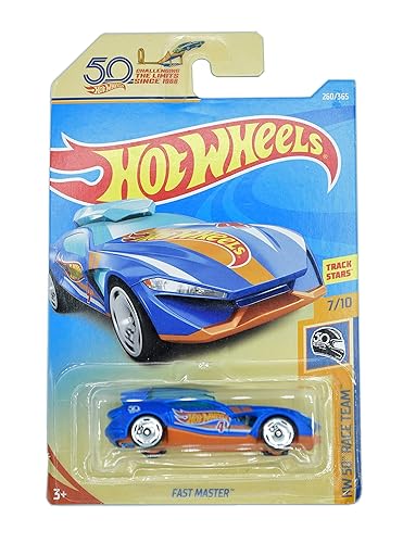 HOT WHEELS HW 50 RACE TEAM 7/10, BLUE FAST MASTER 260/365