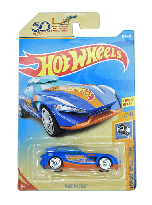 HOT WHEELS HW 50 RACE TEAM 7/10, BLUE FAST MASTER 260/365
