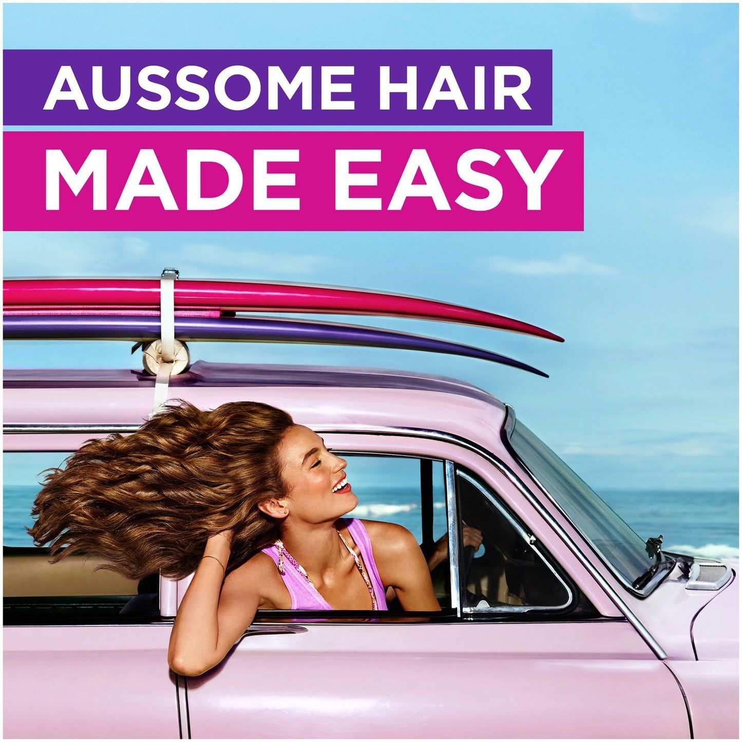 Aussie Sprunch Hair Mousse Plus Leave-In Conditioner, 6.8 oz