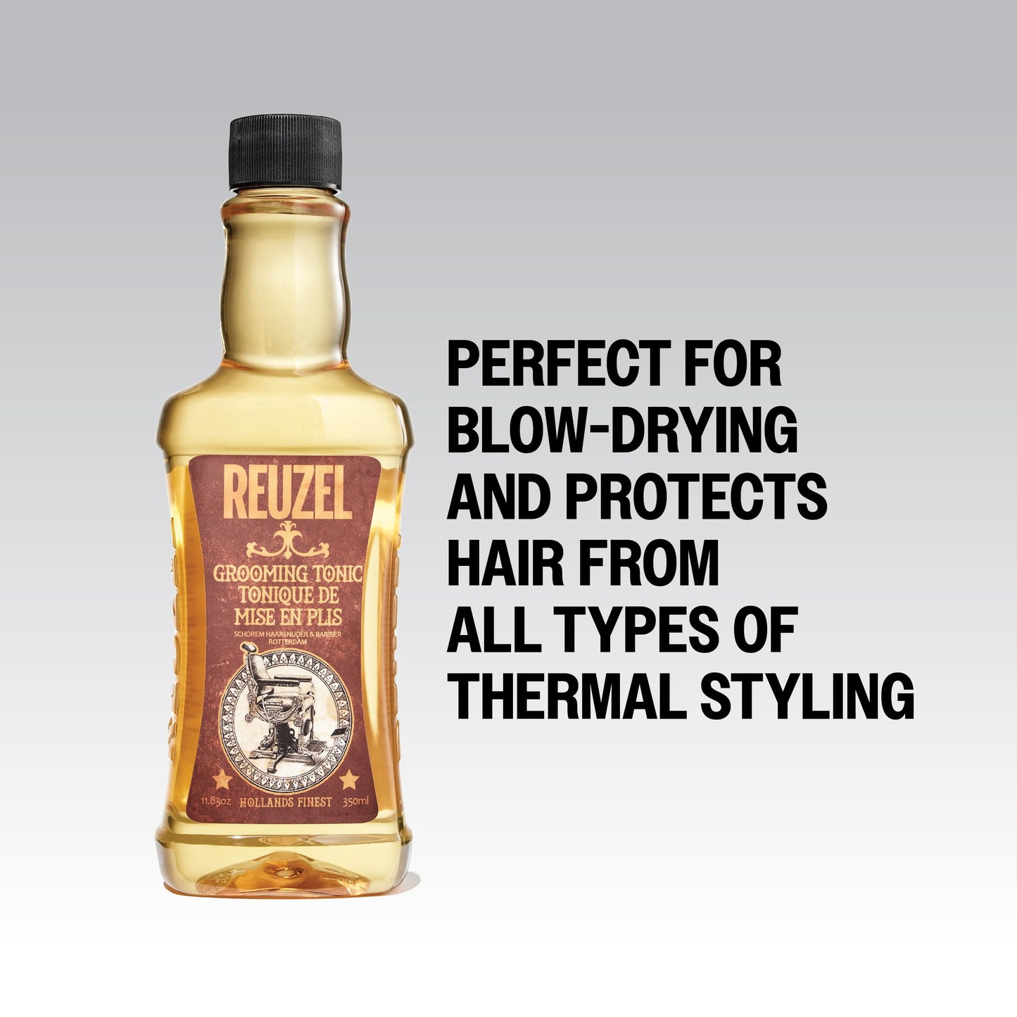 Reuzel Grooming Tonic, Hair Oil Treatment For Men, 11.83 oz