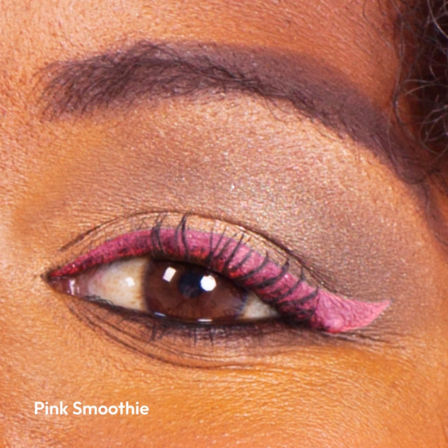 Ruby Kisses Party Proof Eyeliner, Pastel Colors Premium Felt-tip Waterproof Long-lasting Eyeliner (Pink Smoothie)