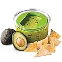 ProKeeper Fresh Guacamole Plastic Kitchen Storage Container with Airtight Lid (Green), for Guacamole and Food Storage