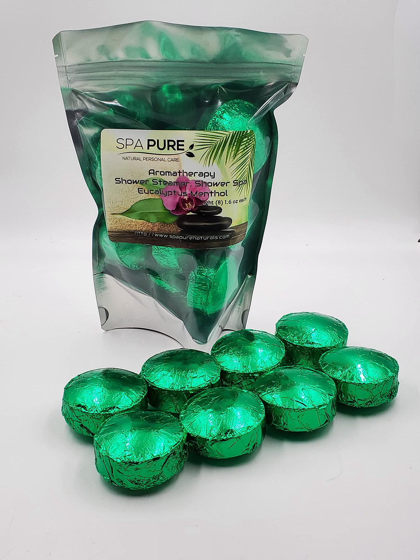 Spa Pure Menthol Aromatherapy Shower: Steamers Tablets Bombs With 100% Natural/Organic Essential Oils - Transform Your Shower - Transform Your Mood…