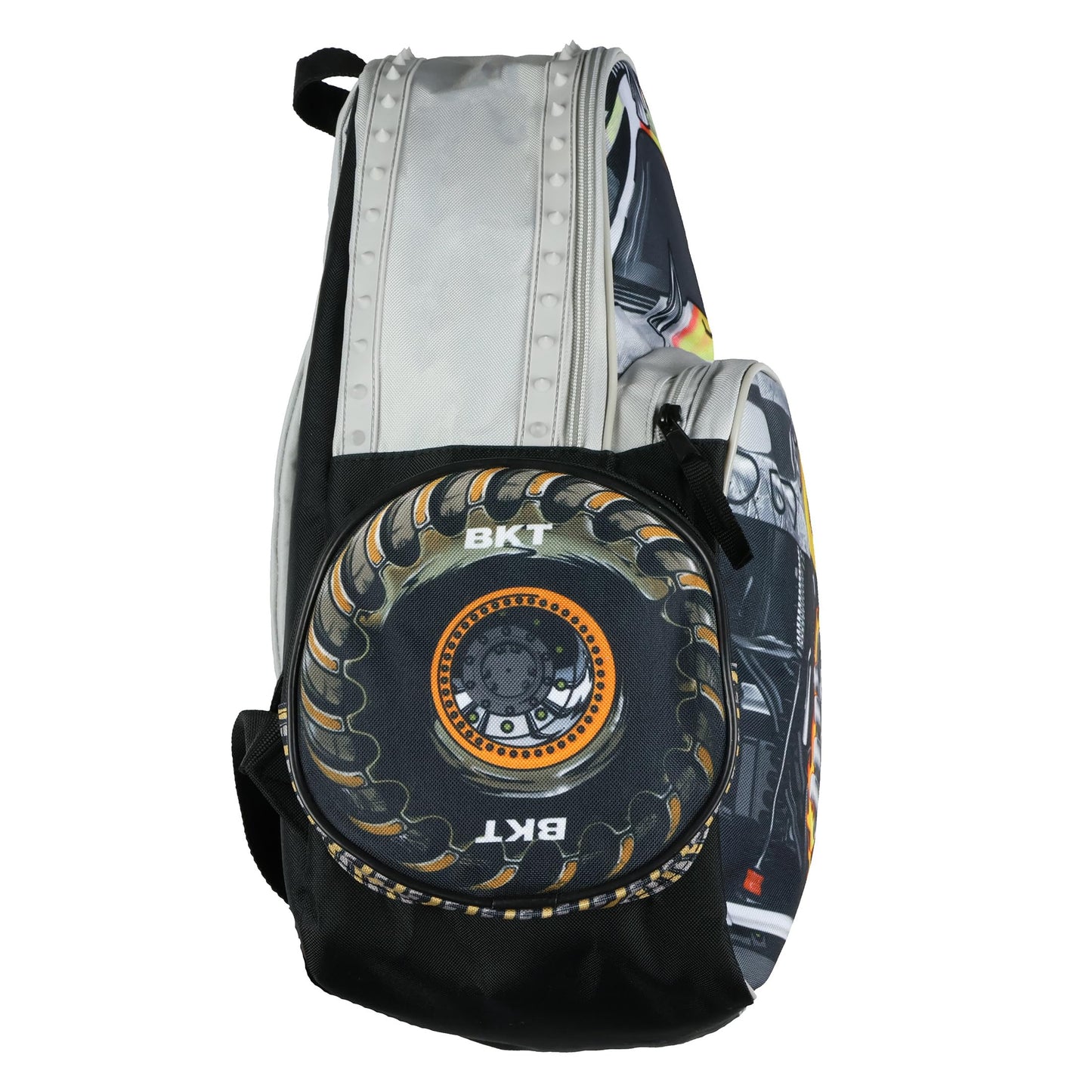 INTIMO Monster Jam Backpack Max-D Maximum Destruction 3D Monster Truck Kids School Book Bag with Laptop Tech Sleeve