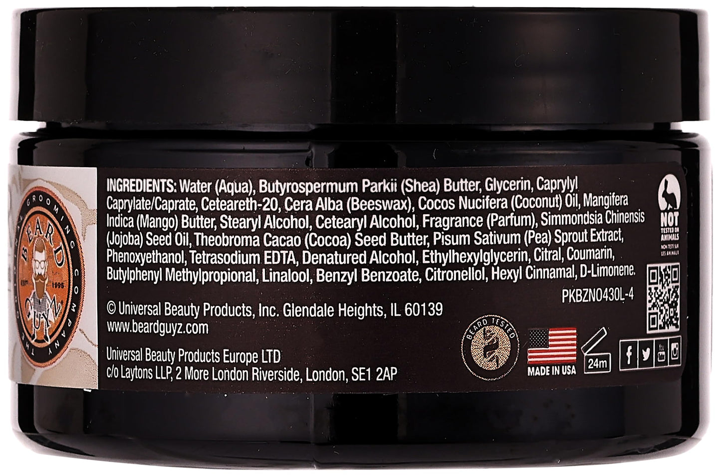 Beard Butter Original Formula, 4 Ounce (Packaging may vary)