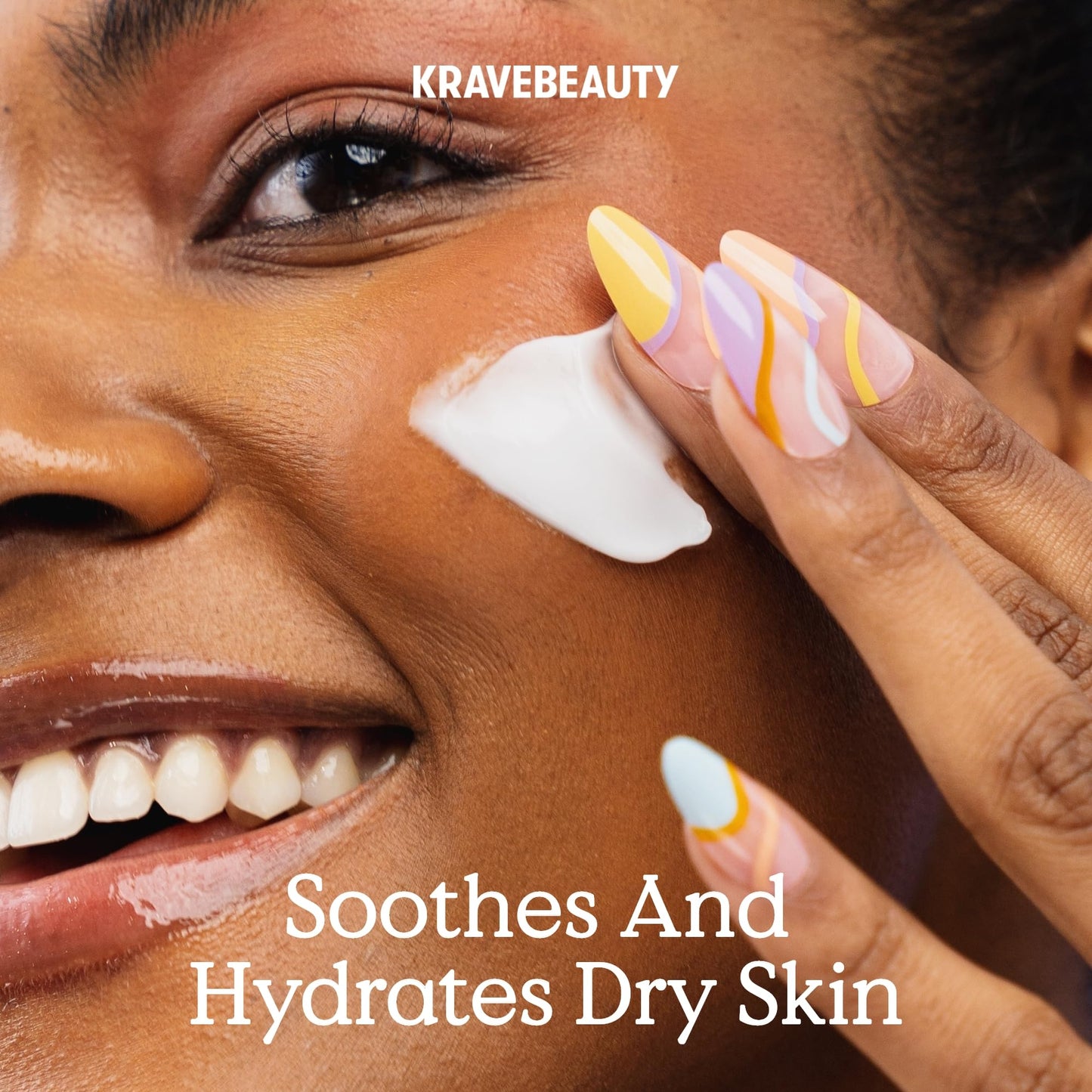 KraveBeauty Oat So Simple Water Cream Moisturizer, Calming, Lightweight Hydrating Gel Face Cream for Sensitive Skin with Oat Extract & Squalane