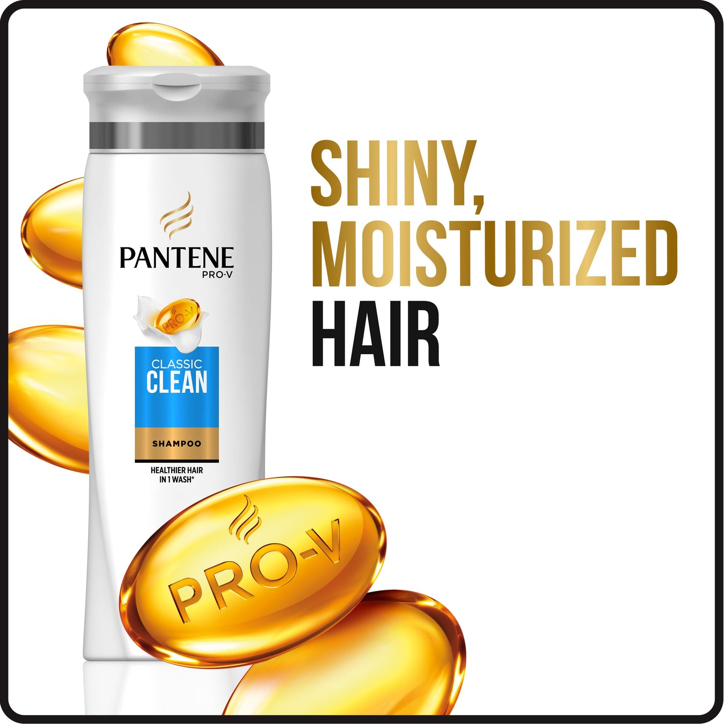 Pantene Pro-V Classic Clean Shampoo, 20.1 Fl Oz, 20.100000000000001 Fl Oz