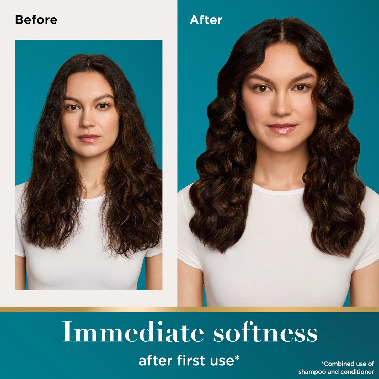 OGX Nourishing + Coconut Milk Sulfate Free Shampoo and Conditioner Set, Hydrates & Softens Hair, Lipi Pro Shield Technology, Creamy Coconut Milk White
