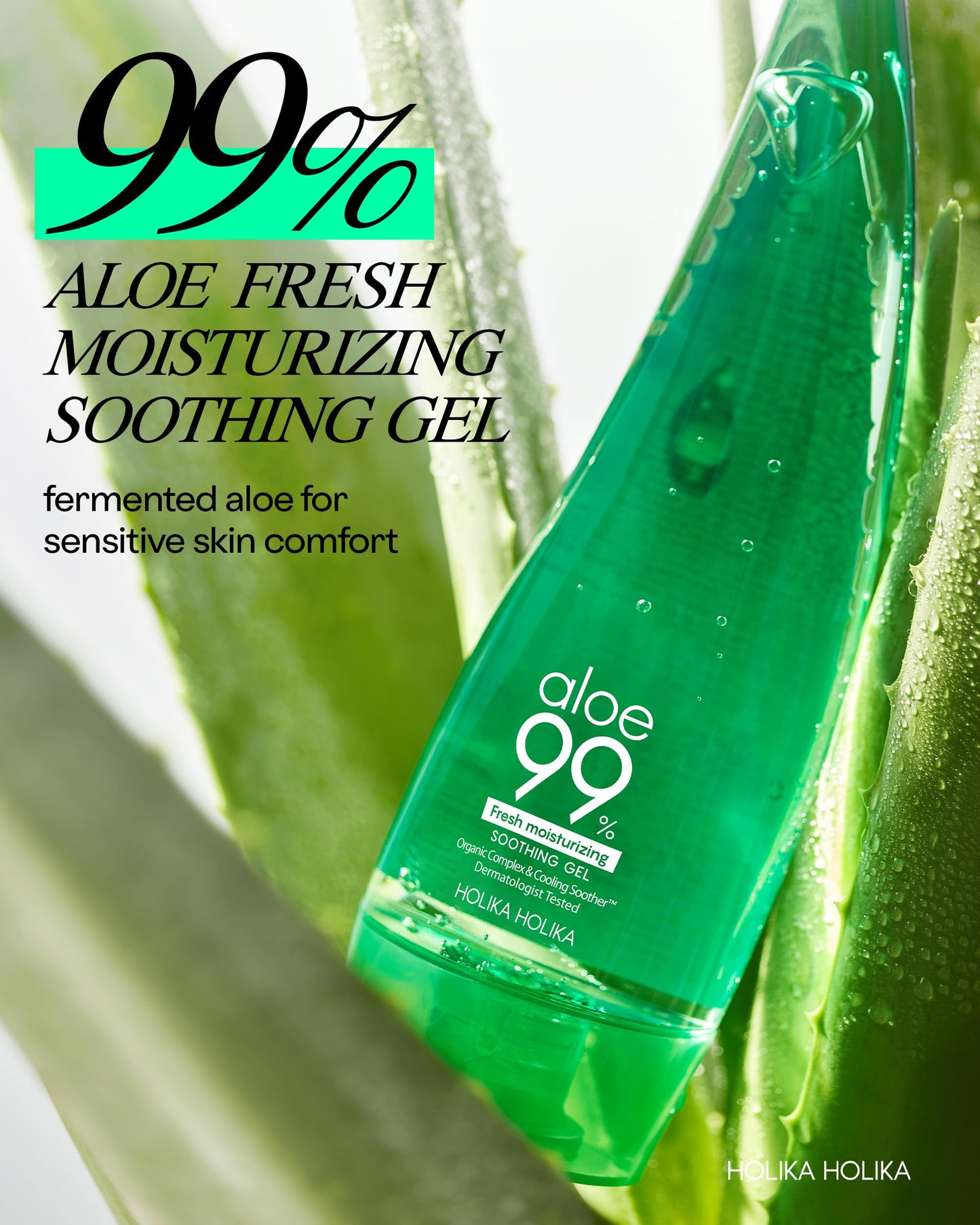 Holika Holika 99% Aloe Soothing Gel, 8.5 Ounce