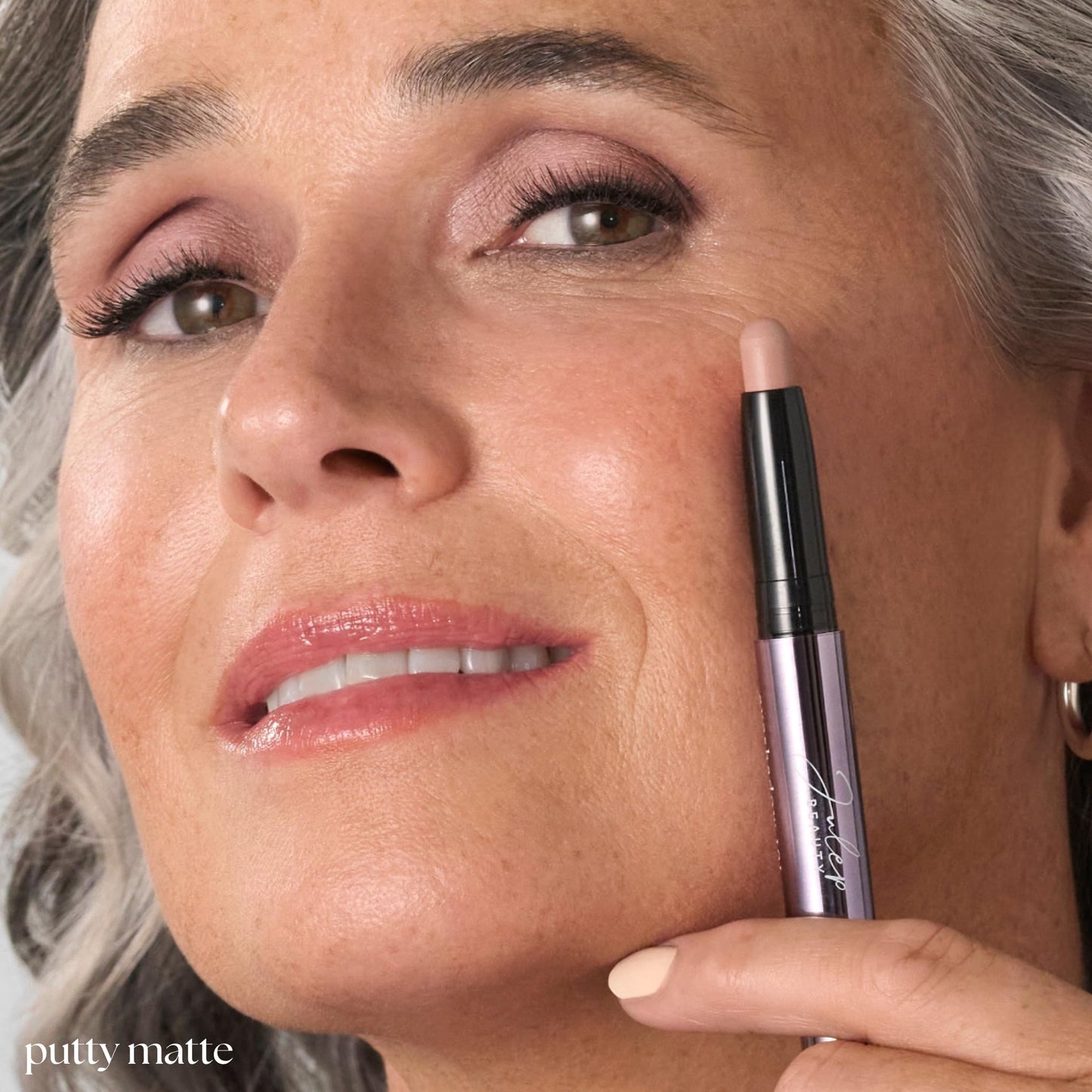 Julep Eyeshadow 101 Cream-to-Powder Waterproof Shadow Stick - Putty Matte - Long-Lasting, Crease-Proof, Neutral & Soft Matte Eyeshadow with Built-in