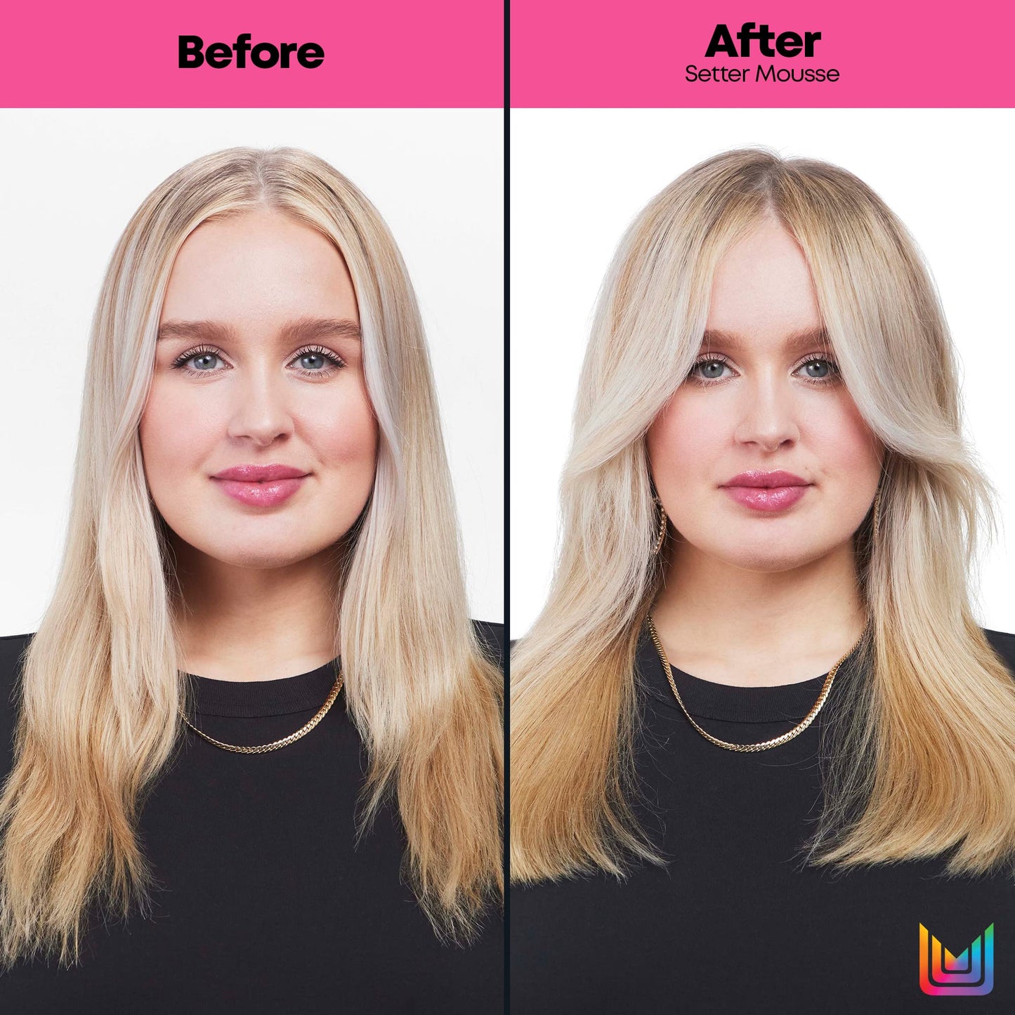 Matrix Setter Mousse - Provides Volumizing Lift and Shine, Humidity Resistant and Controls Frizz, For All Hair Types, Professional Hair Styling