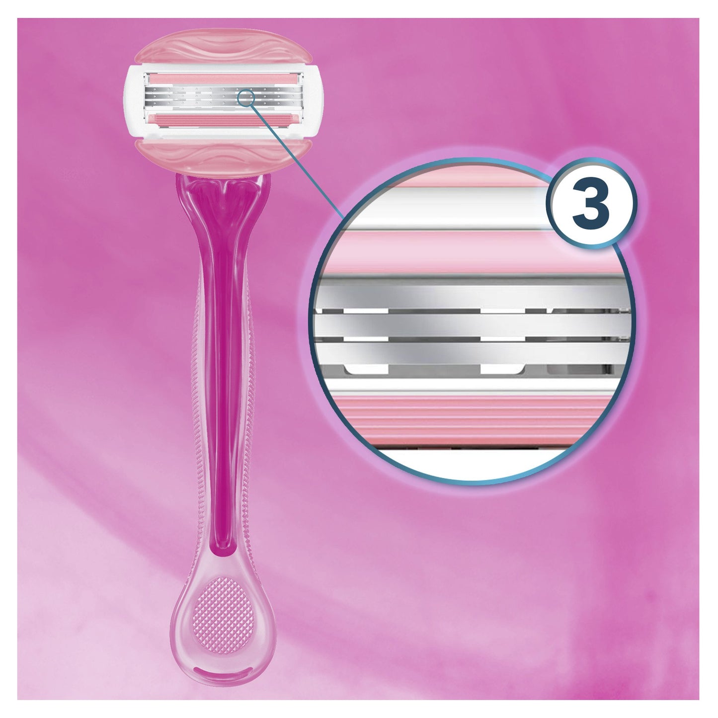 Gillette Venus ComfortGlide White Tea Scented Women's Disposable Razor, 2 Count