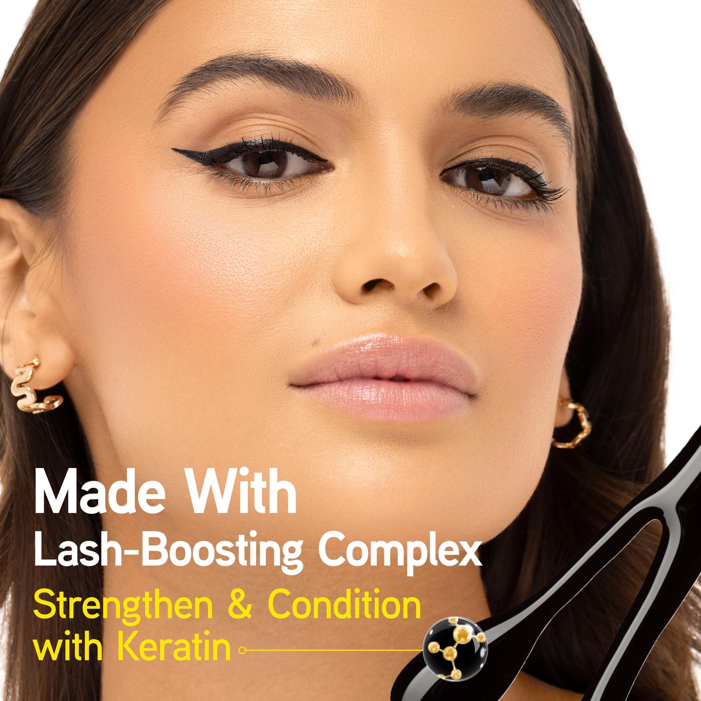 Physicians Formula Eye Booster, Lash-Enhancing 2-in-1 Eyeliner Serum, Dermatologist Approved, Hypoallergenic, Cruelty-Free & Vegan - Ultra Black