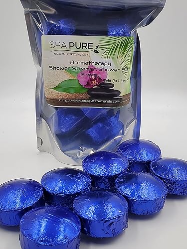 Spa Pure Energy Aromatherapy Shower: Tablets/Steamers/Bombs Made With 100% Natural/Organic Essential Oils - Transform Your Shower - Transform Your…