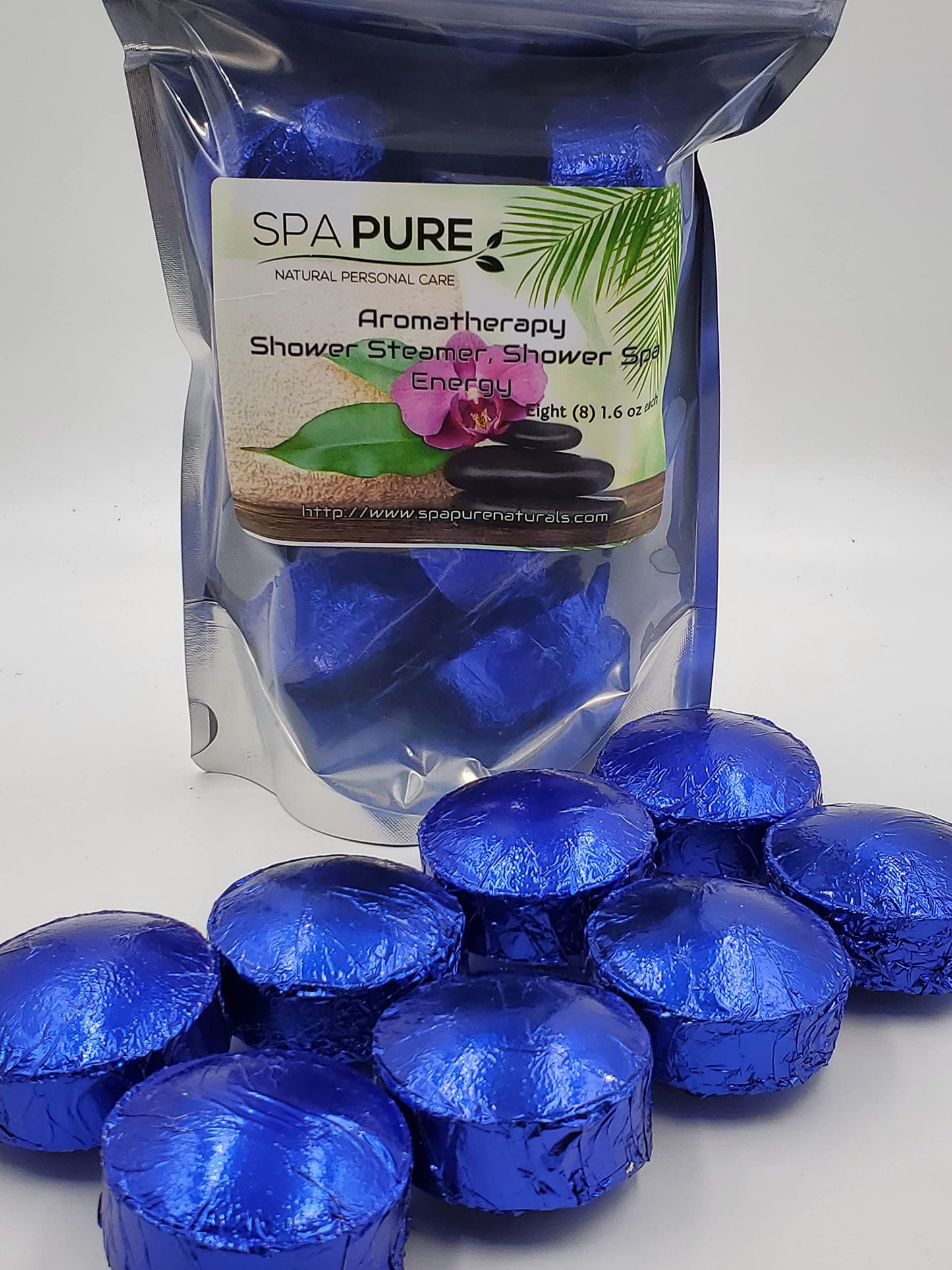 Spa Pure Energy Aromatherapy Shower: Tablets/Steamers/Bombs Made With 100% Natural/Organic Essential Oils - Transform Your Shower - Transform Your…