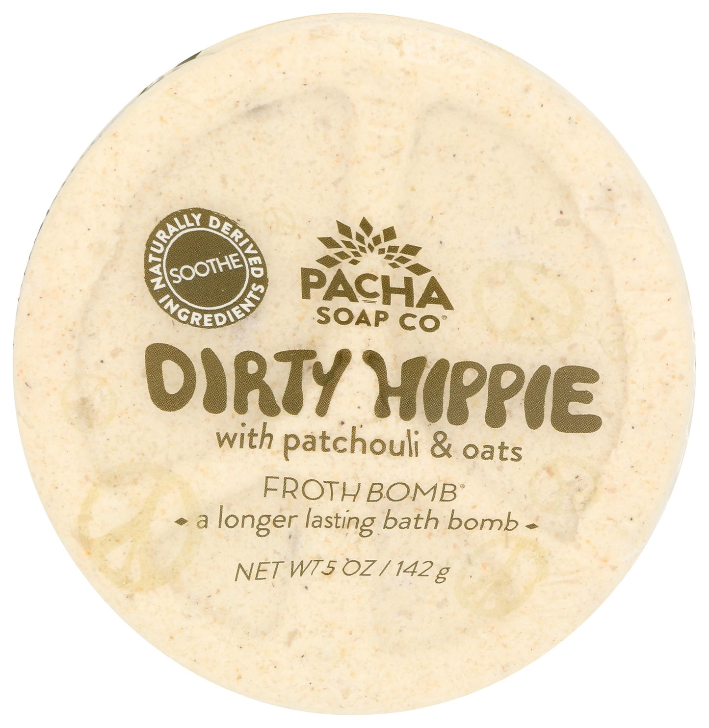 PACHA SOAP Dirty Hippie Froth Bomb, 5 OZ