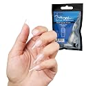Soft Gel Tips Ultra Clear Pre-Roughened 550 pcs (Medium Square) Beauty & Personal Care KUPA
