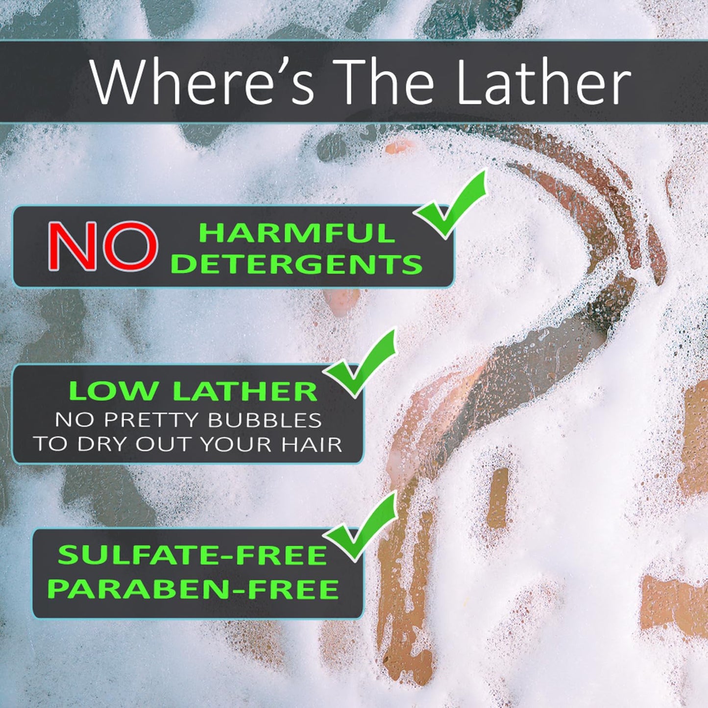 RemySoft Sulfate-Free Detangling Shampoo: Safe For Human & Synthetic Extensions Wigs Weaves Lace Fronts - Moisturelab Gentle Daily-Use Color-Safe