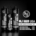 MJ HAIR USA Hair Regrowth Treatment Set (Shampoo, Conditioner, Tonic) - Unisex-Adults - Black - Unscented - Women - Female