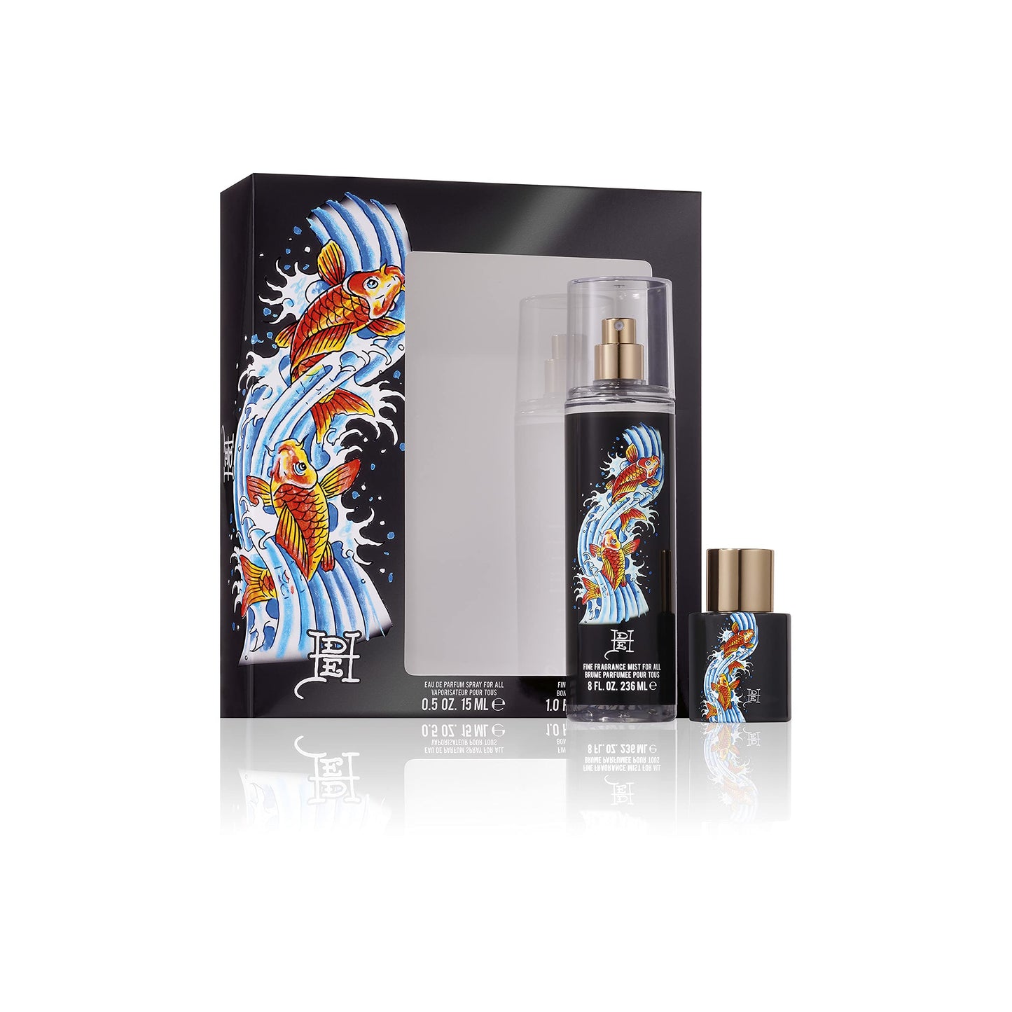 ED HARDY Men & Women's Fragrance Set, Eau De Parfum, Koi Wave, 2 Piece Set Beauty & Personal Care ED HARDY