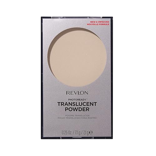 Revlon PhotoReady Blurring Face Powder Makeup, Longwear Medium-Full Coverage with Flawless Finish, Shine & Oil-Free, 001 Translucent, 0.25 oz