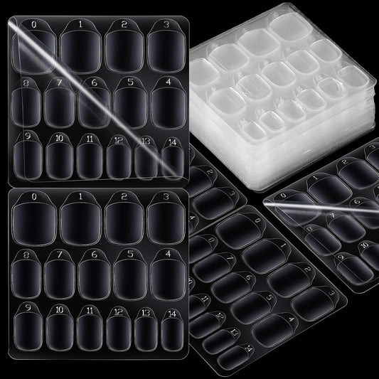 Teenitor 600pcs Press on Nail Adhesive Tabs, 15 Sizes of Nail Stickers for Press ons, Press on Nails Glue Stickers Press on Nail Sticky Tabs Beauty and Personal Care Teenitor Default Title