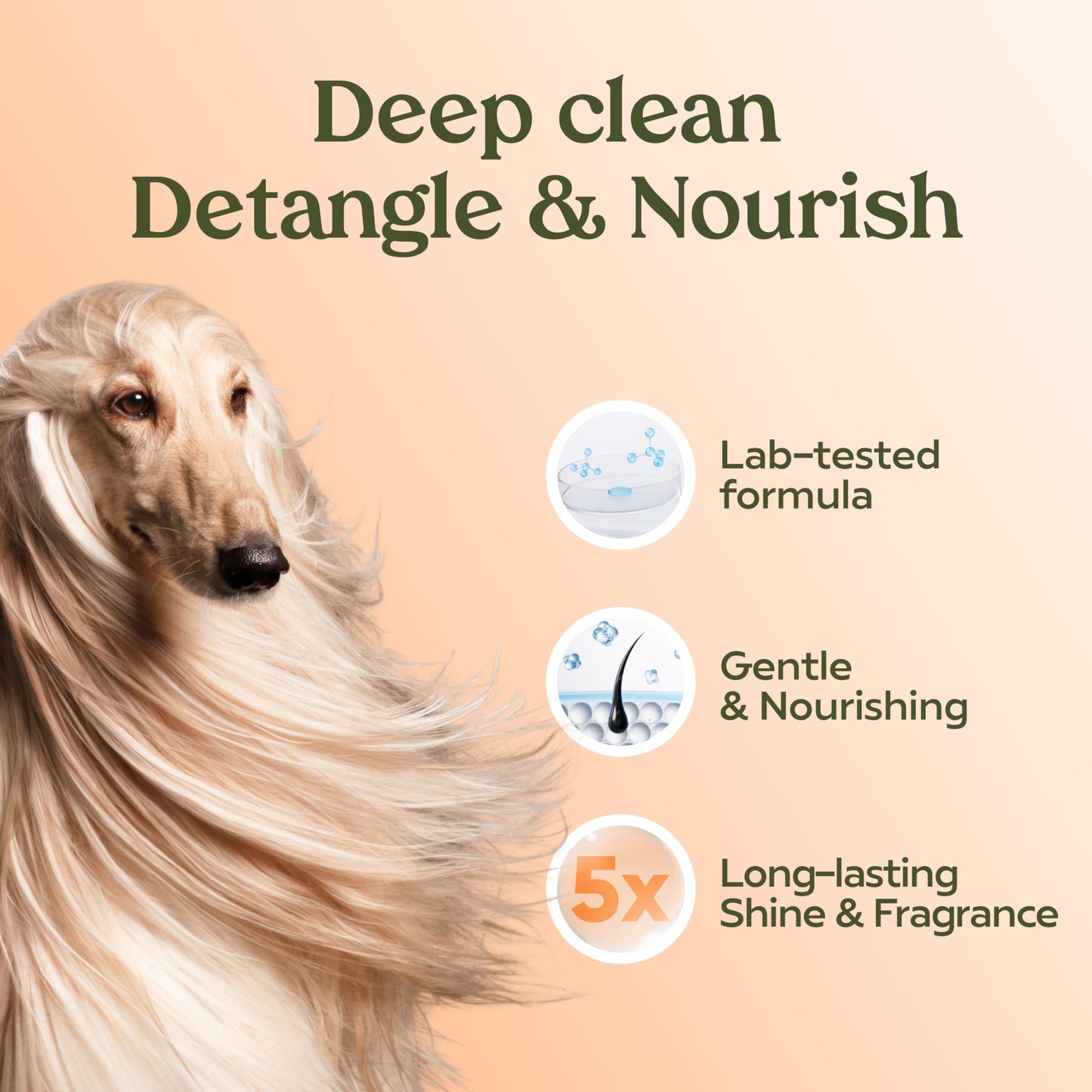 PAWFUME Deshedding Dog Shampoo & Conditioner – Nourishing, Detangling, pH-Balanced Formula for Silky Soft Coat, Salon Quality