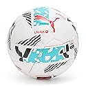 Puma Unisex Orbita LaLiga (FIFA Quality) Soccer Ball, White-Multicolor AH25, 5