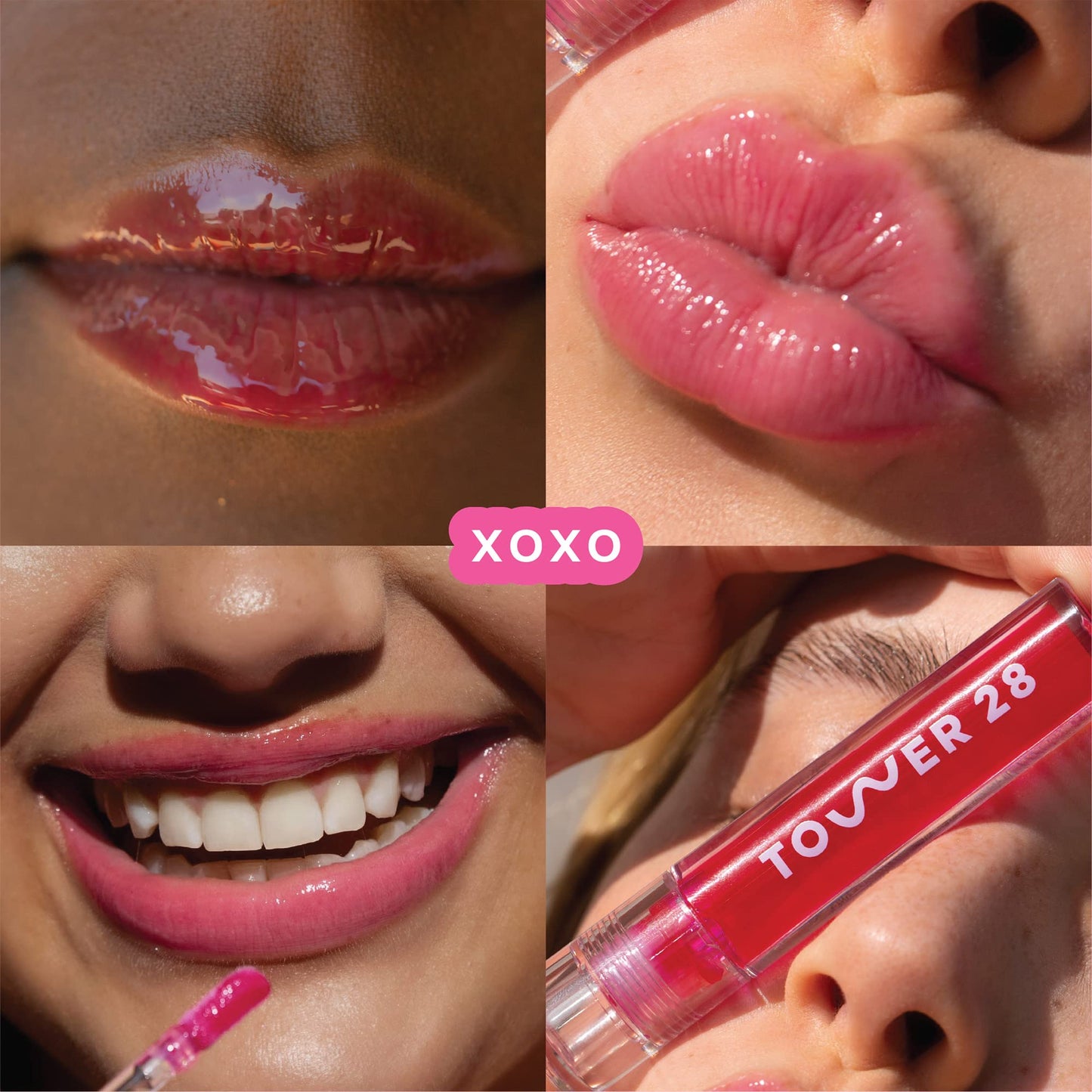 Tower 28 ShineOn Lip Gloss Jelly - Hydrating Lip Balm + Sheer Gloss for Sensitive Lips - Non-Sticky + High-Shine Jelly Formula with Nourishing Oil