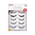KISS So Wispy Curated Collection of Bestselling False Eyelash Styles Multipack, Volume & Curl, Lash Extensions Look, Signature Wispy Effect, Cruelty