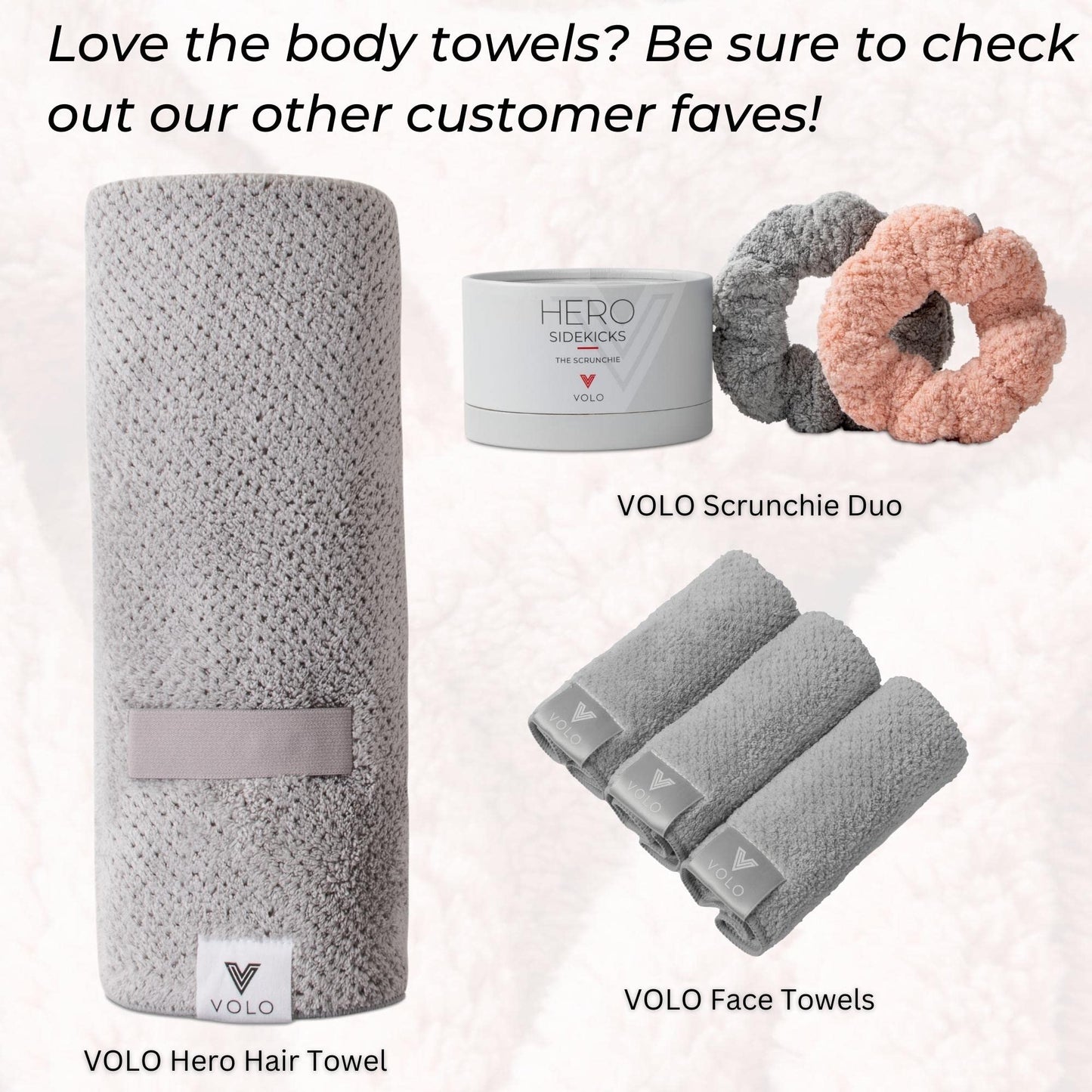 VOLO Hero Luna Gray Body Towel | Luxury Bath Towel | Ultra Soft, Super Absorbent, Quick Drying Nanoweave Fabric | Spa Towels for Bathroom | Extra…
