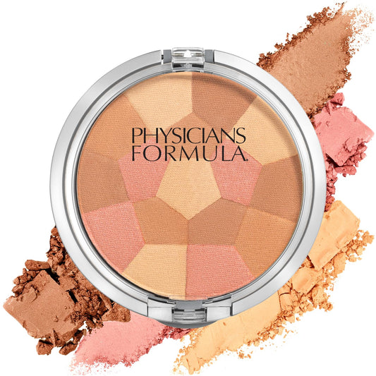 Physicians Formula Powder Palette Multi-Colored Blush, Silky Smooth Formula, Hypoallergenic, Blends Easily Without Irritation - Blushing Peach