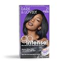 SoftSheen-Carson Dark and Lovely Ultra Vibrant Permanent Hair Color Go Intense Hair Dye with Olive Oil for Shine and Softness, Original Black
